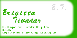 brigitta tivadar business card